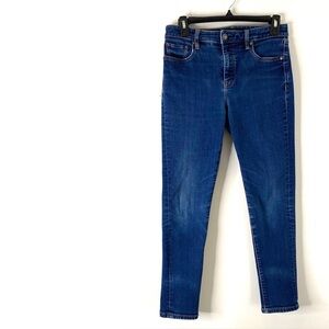 Lauren Ralph Lauren Dark Wash High-Rise Petite Skinny Jeans Stretch